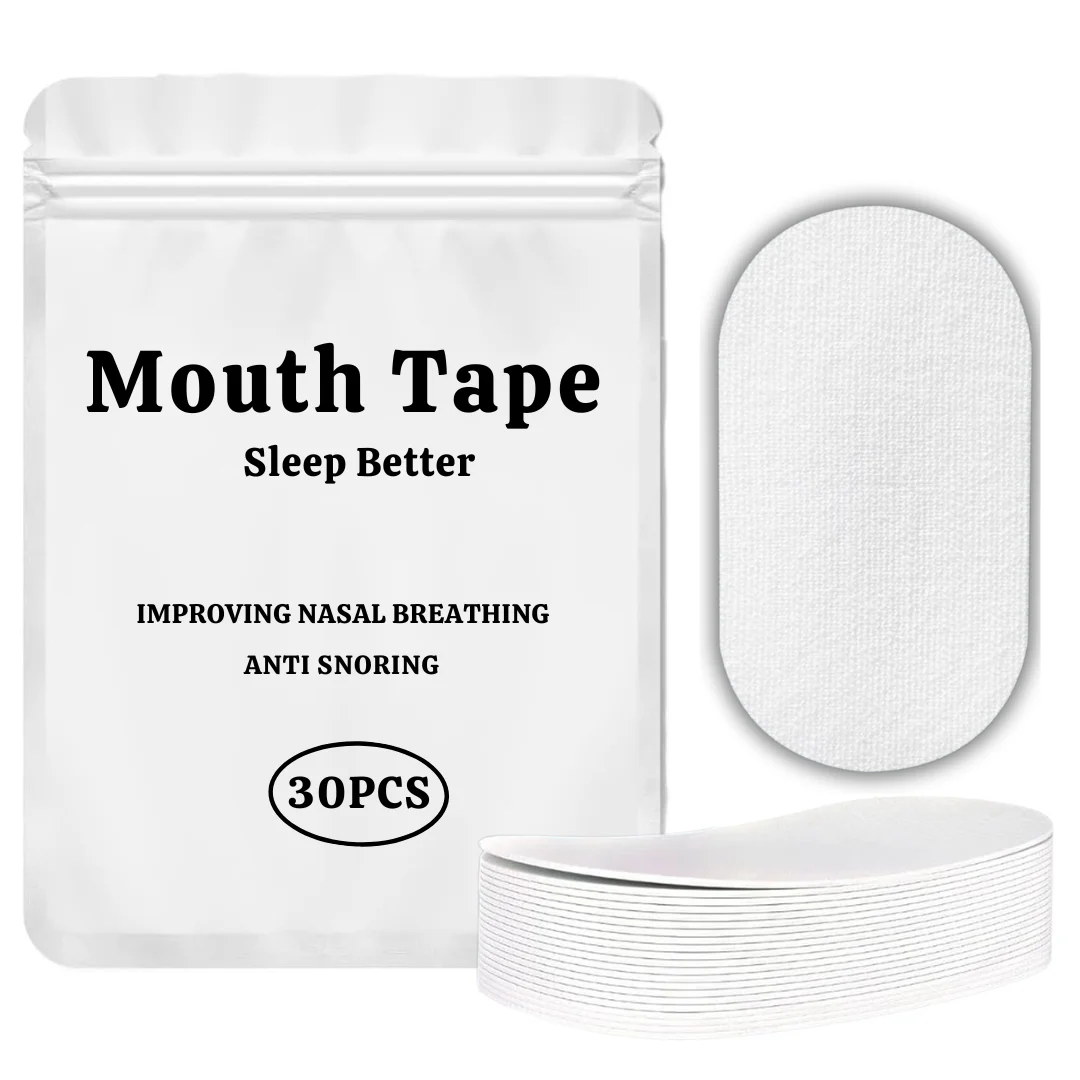 

Drop shipping Mouth Tape for Sleeping Extra Anti Snoring Mouth Strips Allergenic Medical Grade Nose Breathing Strips