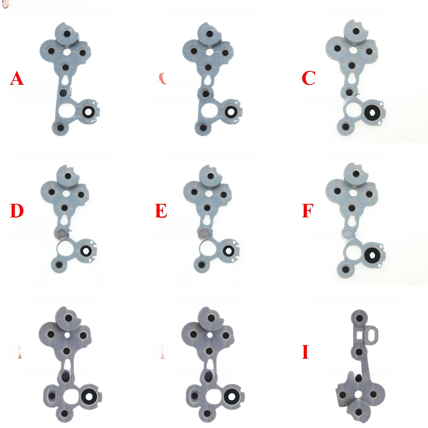 1 pièces contrôleur sans fil en caoutchouc conducteur pour Xbox One S slim X/série One S X/Elite V1 V2 manette de jeu bouton de clé en silicone D pad