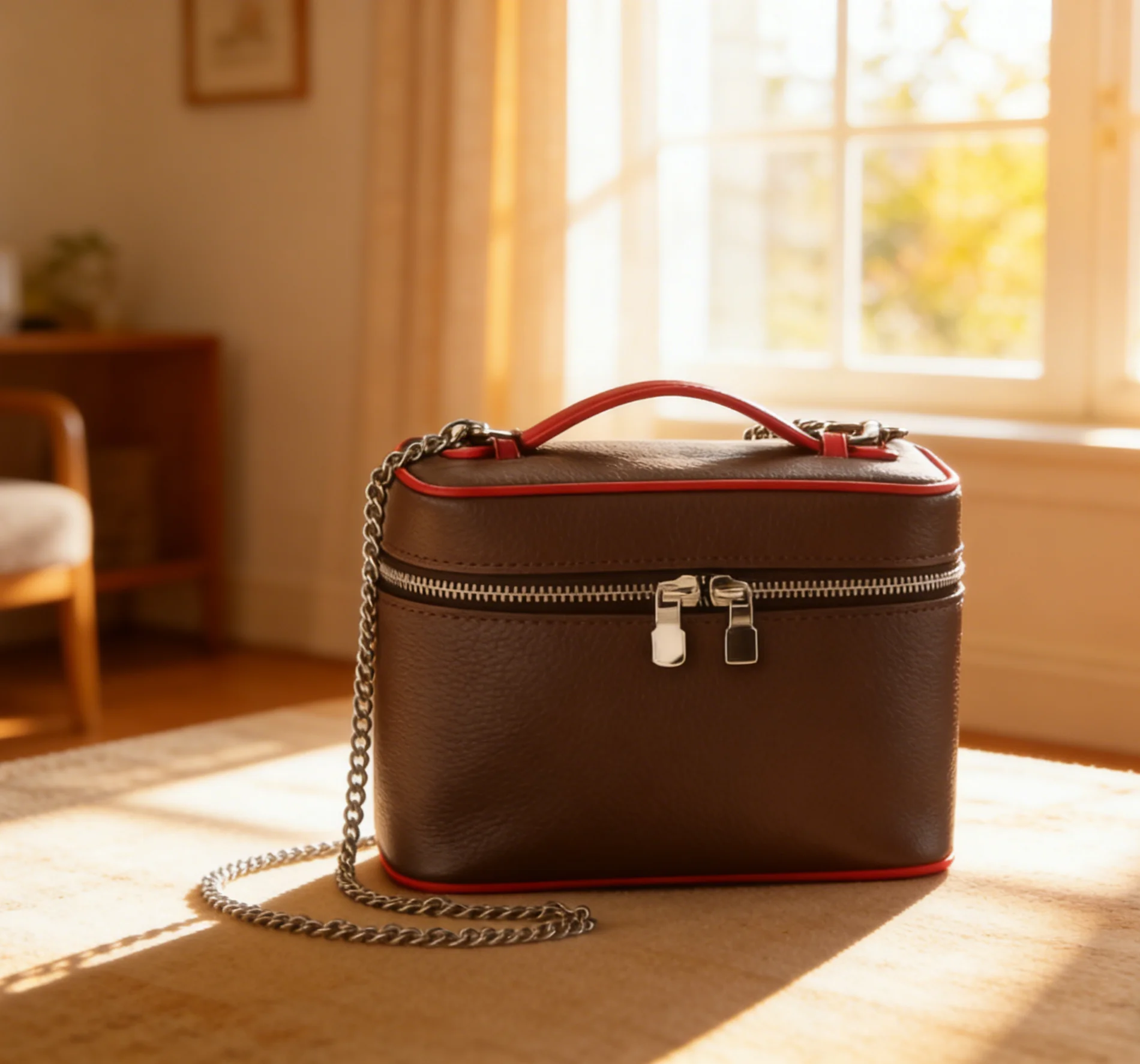 2026 Size: 20X13.5X12 cm New Model - Versatile and Fashionable PU Leather Bag - Durable, High-Quality and Affordable