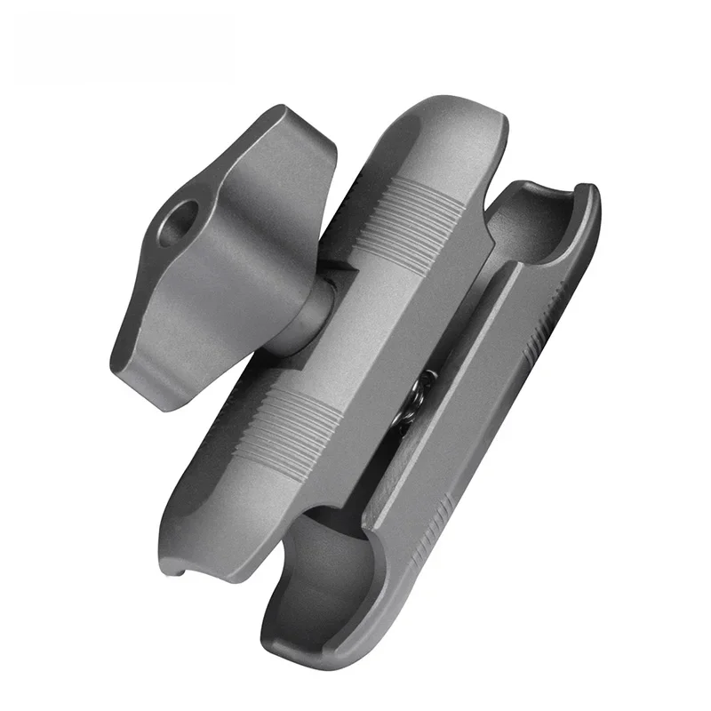 AliExpress FANAUE Aluminum Double Socket Arm Compatible 20mm ball adapter Holder Mount Clamp for Motorcycle Bicycle Camera Extension Arm