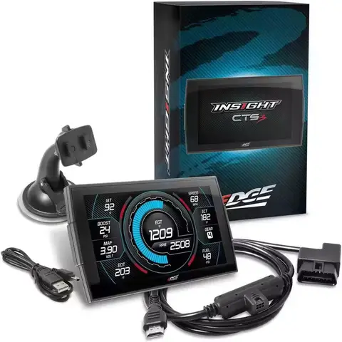BUY 2 GET 1 FREE For New Edge Insight CTS3 Digital Gauge, Compatible with 1996 & Up OBD-II Vehicles. 84130-3