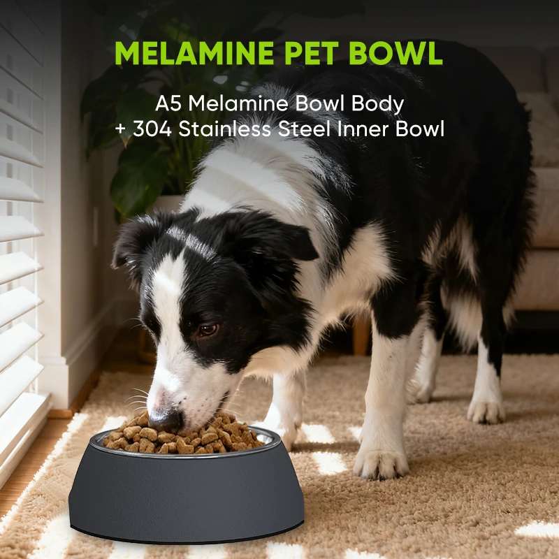 

Superdesign Non-Slip Dog Food Bowl and Cat Bowl with Non-Slip Base, 2-in-1 Pet Feeder and Water Bowl, Spill-Proof, Easy-To-Clean Melamine Plastic Structure, Suitable for Dogs, Cats, and Large Dogs - Suitable for Hardwood Floors and Carpets