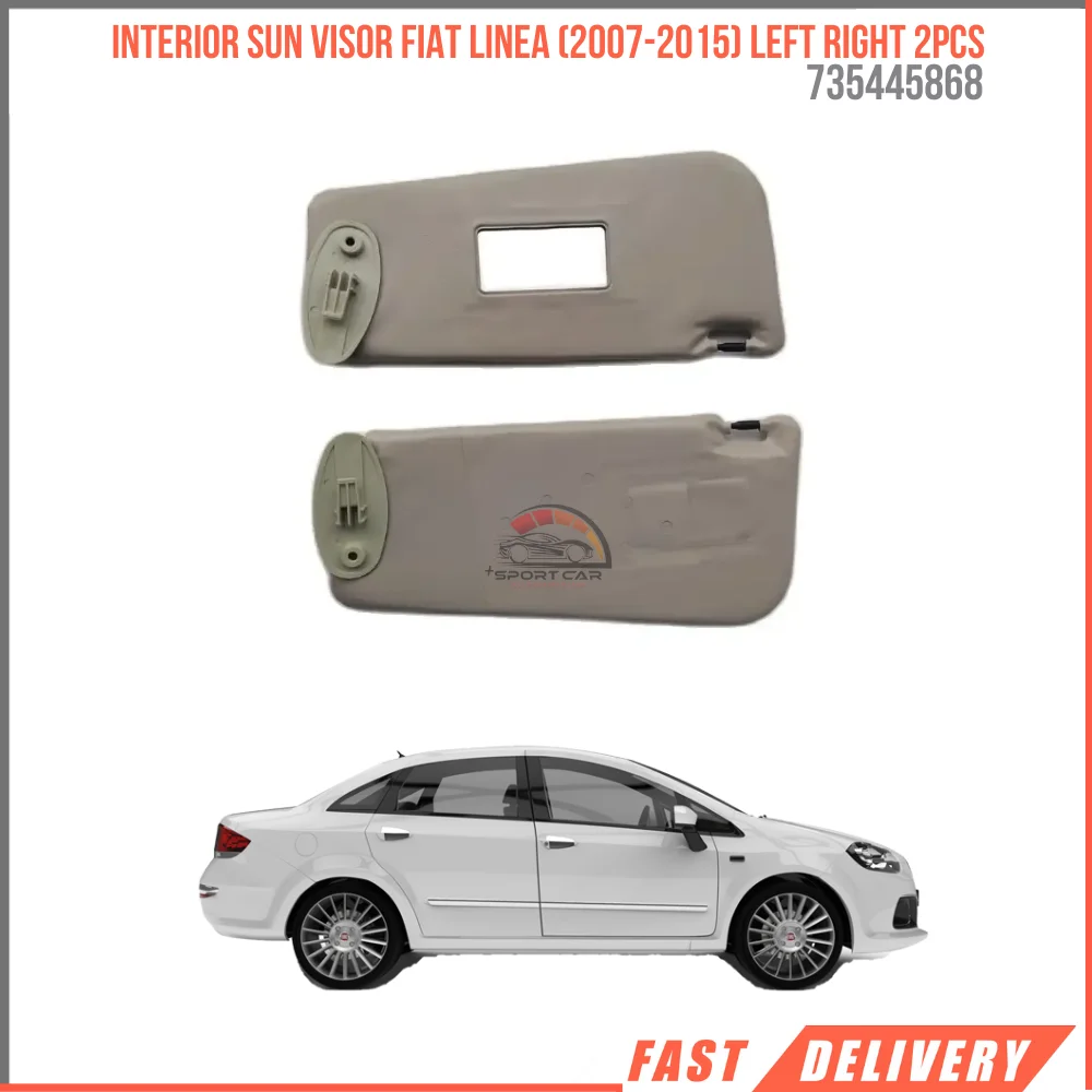 

Sun Visor for Fiat Punto for Fiat Linea Left-Right Set 2Pcs Sun Protector (2007-2017) Years OEM 735509466 -735506957 - 735445868