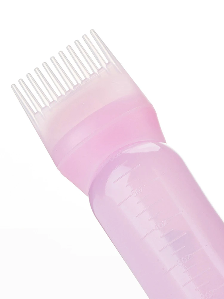 120ml tintura per capelli riutilizzabile bottiglia applicatore pettine Multicolor plastica dispenser salone olio colorazione dei capelli strumento