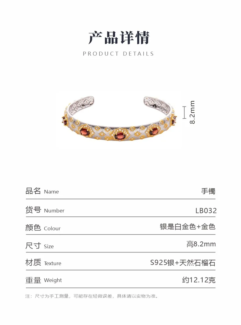 KJJEAXCMY بوتيك مجوهرات الفتيات العقيق الطبيعي ريترو نحى سوار 925 الفضة النقية مطلي البلاتين هدية الكريسماس لفتاة #4