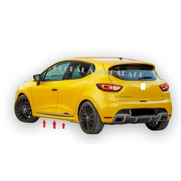 For Renault Clio 4 Side Skirt Threshold 2012 2013 2014 2015 2016 Sill Trim Car Styling Auto Universal Spoiler