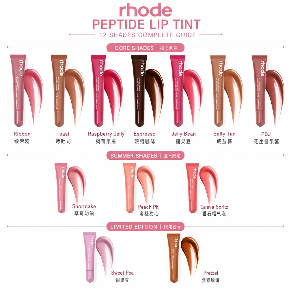 Summer Limited Edition Lip Gloss Nourishing Moisturizing Lipstick ﻿Women Daily Cosmetic Espresso Raspberry Toast