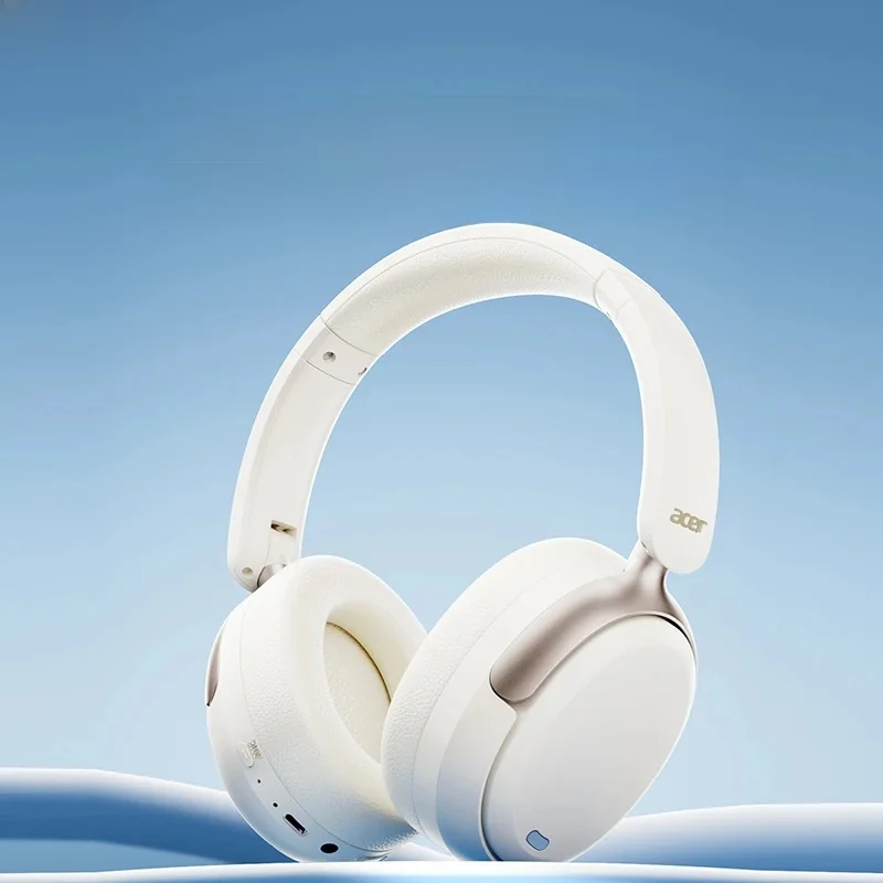 Acer OHR516 ANC Kabelloser Kopfhörer, 48 dB, Geräuschunterdrückung, hochauflösender räumlicher Audio-Kopfhörer mit LDAC, Bluetooth 5.4, Over-Ear-Headset