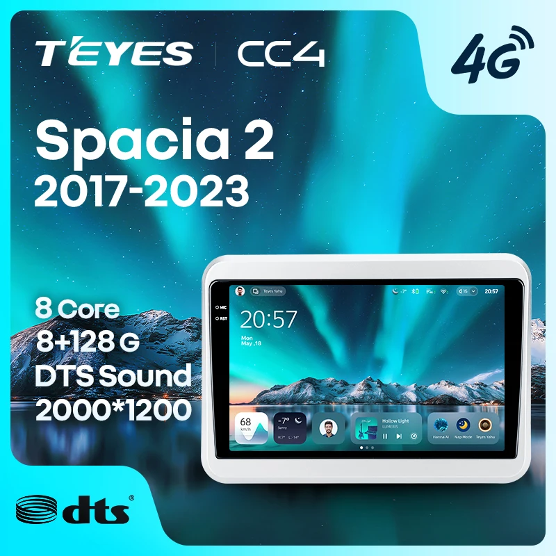 TEYES CC4 For 2017 - 2023 Suzuki Spacia 2 CarPlay Auto 2DIN Car Radio Multimedia Stereo Car headunit Autoradio
