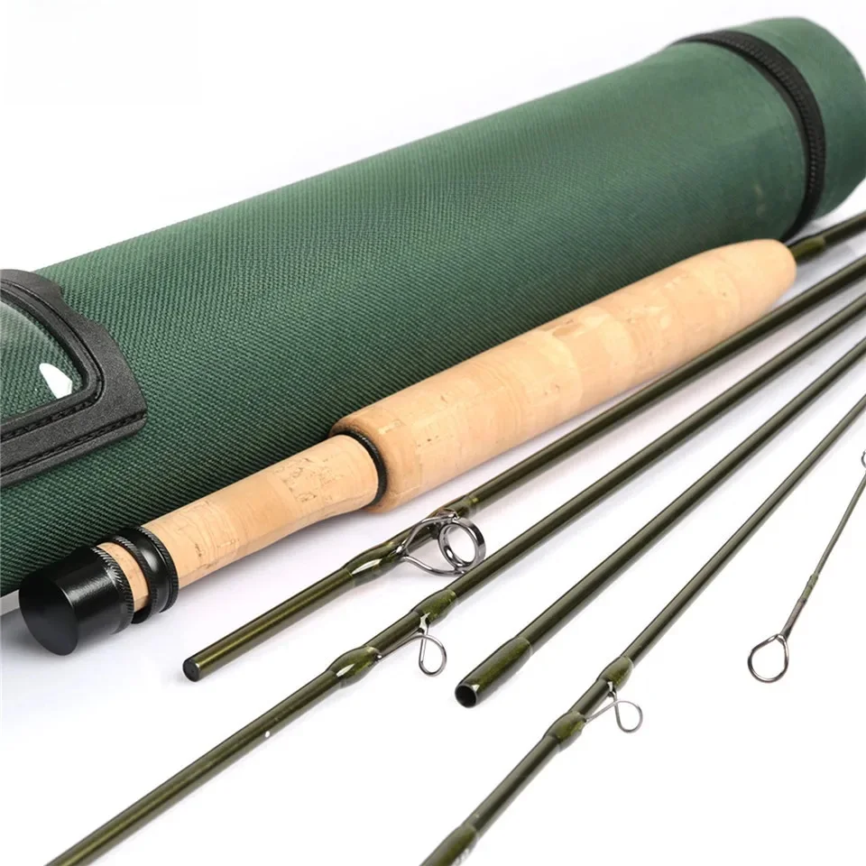 Maximumcatch Cruiser 7/7,5/8 stóp 2/3/4wt wędka muchowa IM10 z włókna węglowego 6-częściowa wędka podróżna z rurką Cordura — zdjęcie 2