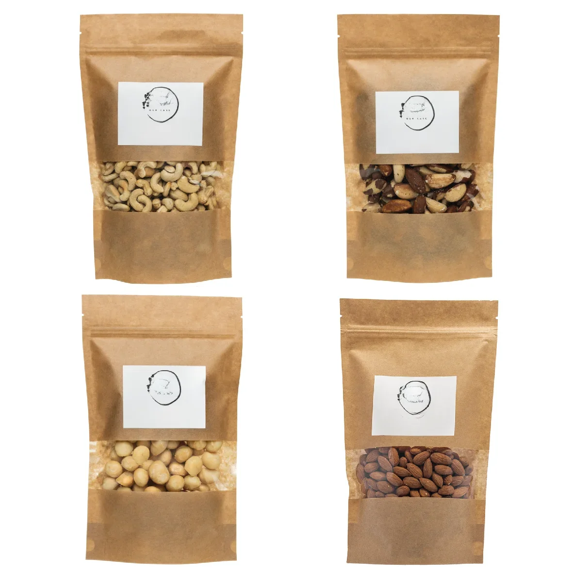 Your Taste Zestaw keto - Nerkowce 500g + Brazylijskie 500g + Migdały 500g + Macadamia 250g — zdjęcie 2