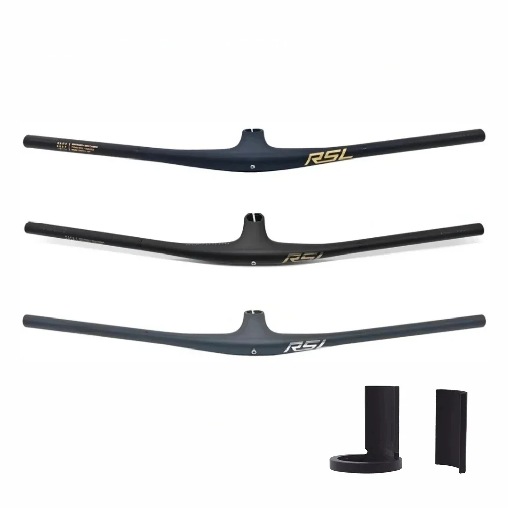 AliExpress NONE RSL Full Carbon Fibre Integrated Cockpit MTB Handlebar 70/80/90*750MM -13 Degrees  XC Cockpit