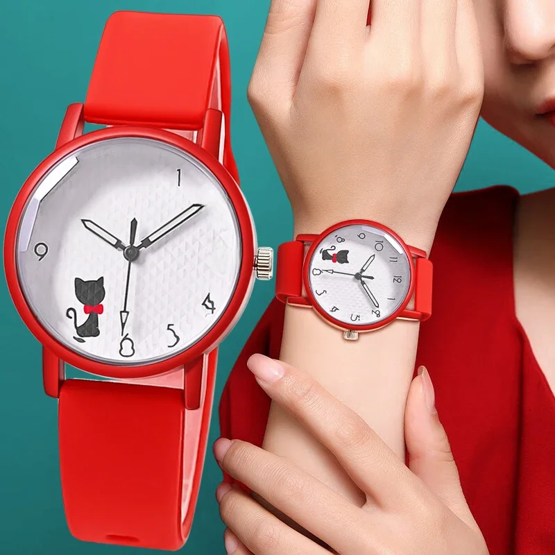 Femmes montre montre-bracelet décontractée montres à Quartz pour femmes horloge dames bracelet en Silicone montres cadeau Reloj Mujer relogio feminino