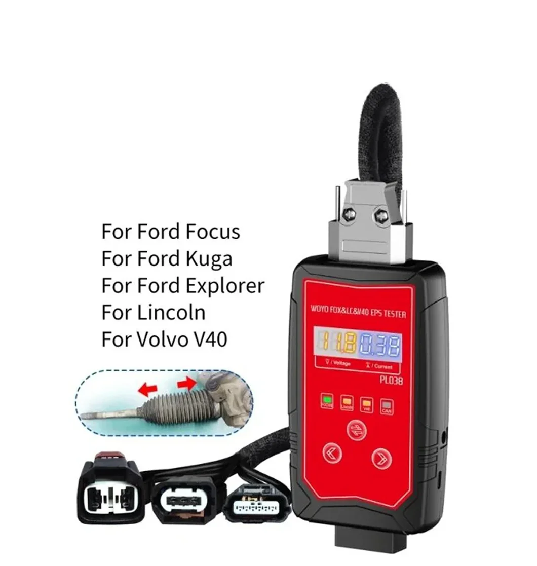 PL038 WOYO EPS Tester For Ford Focus For Kuga For Volvo For Explorer Iron Shell Electric Power Steering Wheel Motor