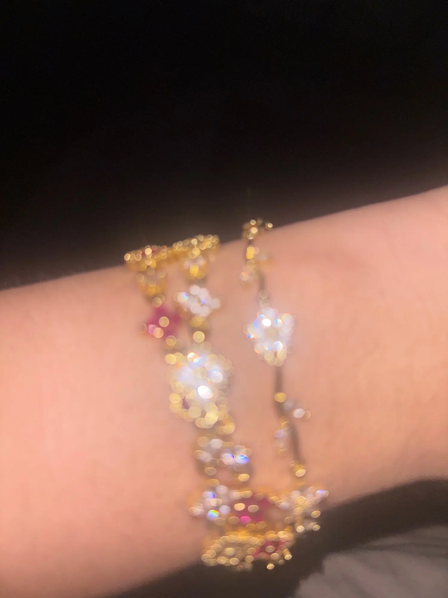 Luxury Metal Crystal Chain Finger Bracelet for Women Simple Gold Color Zircon Geometric Hand Chain Bracelet Wedding Jewelry Gift photo review