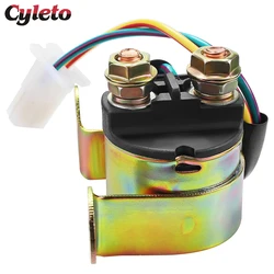 1/2 Cyleto Motorcycle Starter Solenoid Relay For Suzuki DF125 DF200 DR125 DR200 DR125SE DR200S DR200SE GN250 TU250 GSX 250 750