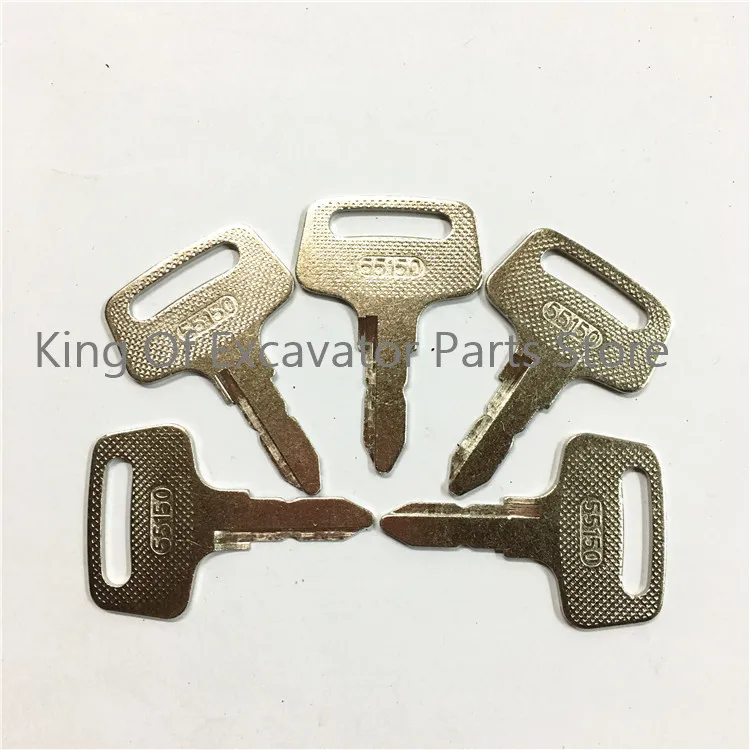 2 PCS 55150 Key 37410-55150  Ignition Switch Key  For Kubota  BX1500 BX1800 BX1830 BX22 BX2200 BX2230 B1550 B1750 Tractor