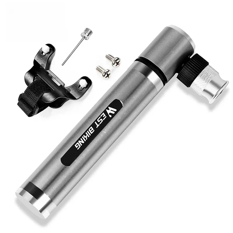 AliExpress UK West Biking WEST BIKING Bike Pump With Needles Hand Air Pumps Cycling Tire Inflator Schrader Presta Valve Hose