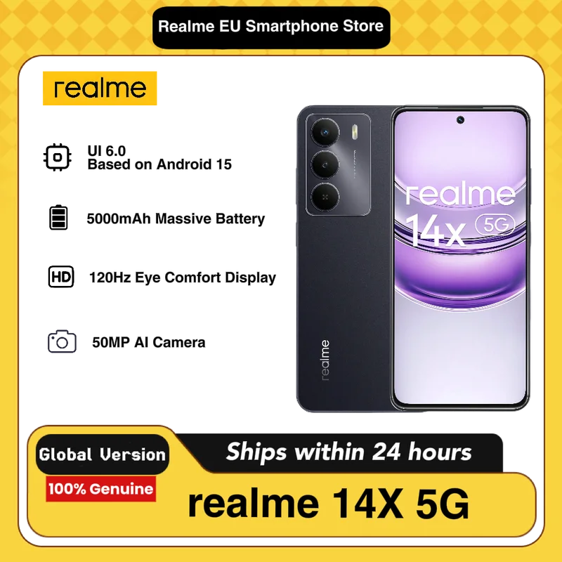 realme 14X 5G, 8+256GB — per chi passa da un 4G lento senza spendere un capitale