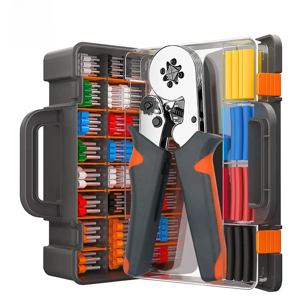 Manchons de virole, outils de sertissage de bornes, Mini pince électrique HSC8 6-4/6-6(0.25-10mm2/0.25-6mm2), pince de réparation de connexion de fil