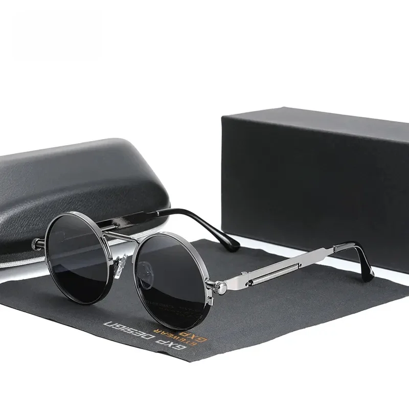 Gxp gothic steampunk sonnenbrille hochwertige polarisierte uv400 männer frauen marken designer