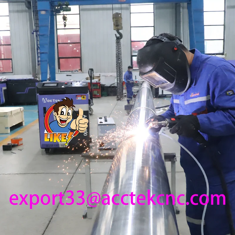 AccTek 4 in1 Fiber Laser Welding Machine Cleaning Machine with MAX BWT Raycus 1500w 2000w 3000w 6000W Laser Welder