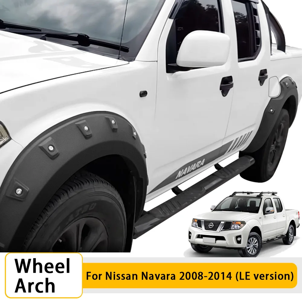 

4 шт./комплект, накладки на крылья для Nissan Navara 2008-2014