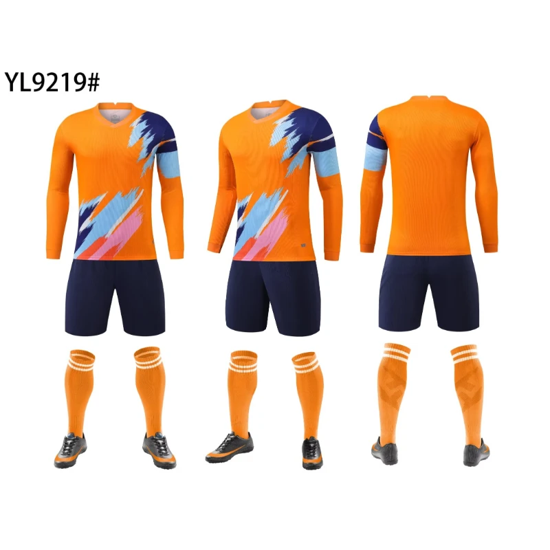 Soccer Goalkeeper Jersey 2025 Long Sleeve Football Jersey Suit For Kid Adults New Goalkeeper Uniform Men Goalie Shirt And Shorts - Image 5