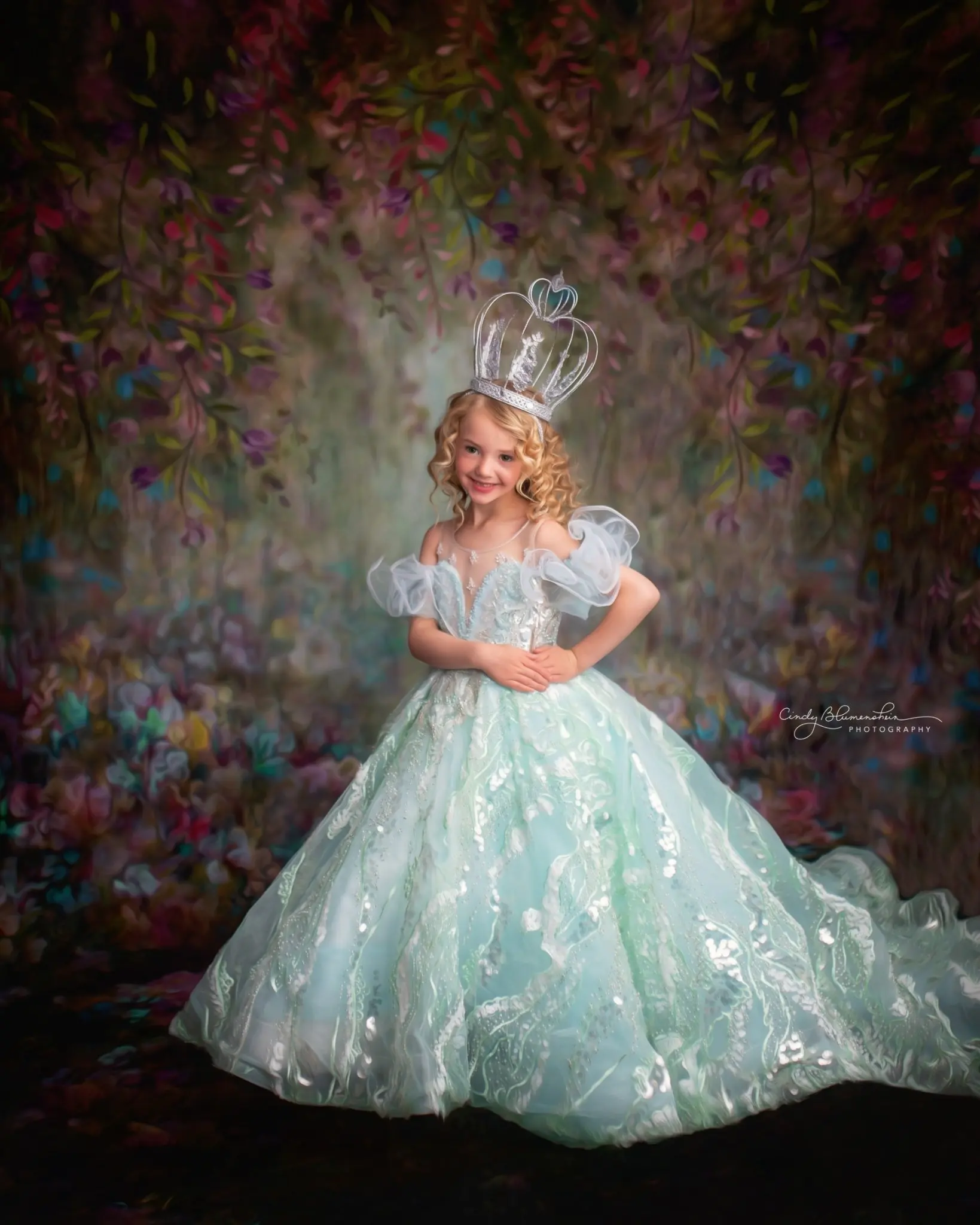 Vestido de princesa verde menta para desfile para sesión de fotos, apliques con cuentas, vestido de cumpleaños para niños, ropa de fiesta, vestido de niña de flores para bodas