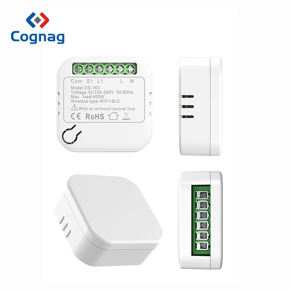 Wifi MINI Smart Switch 2 Way Control 10A Switch Tuya Smart Home Automation Sensor Works With Alexa Google Home