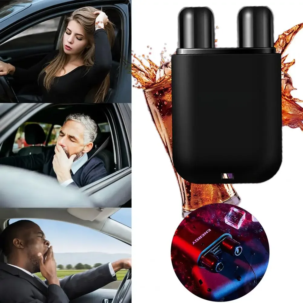 Bâton de réveil à Double trous, parfum facile à utiliser avec lanière, Anti-écoute, évite le sommeil, bâton rafraîchissant pour le quotidien