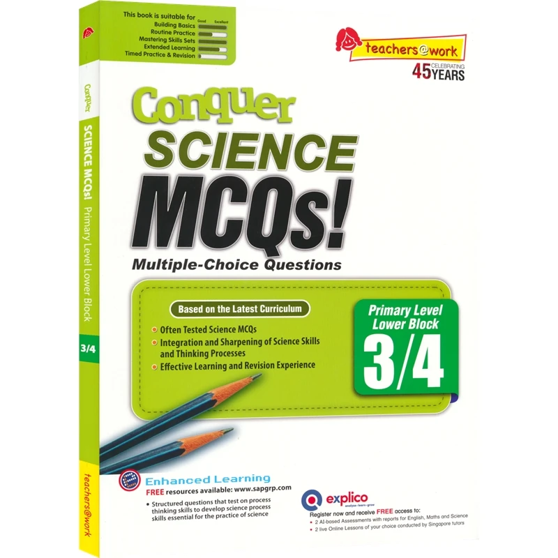 SAP overcomes science multiple-choice set primary school 3-4 or 5-6 grade Singapore Science Improvement Edition textbook