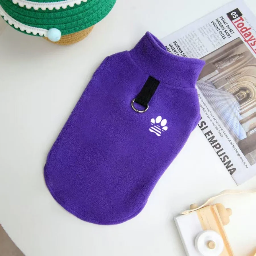 Gemütlicher Fleece-Hundepullover - Winterwärme für Kleine bis Mittelgroße Rassen, Pullover-Stil Haustierbekleidung, Kleine Hundeweste, Katzenveste – Detail 11