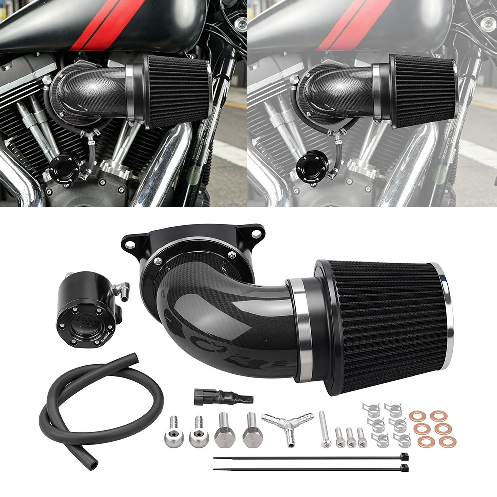 Hochleistungs-Luftfilter-Kit für Harley Road Glide FLTR 2001-2013 Dyna Fat Bob FXDF Low Rider Street Bob Super Glide Wide Glide