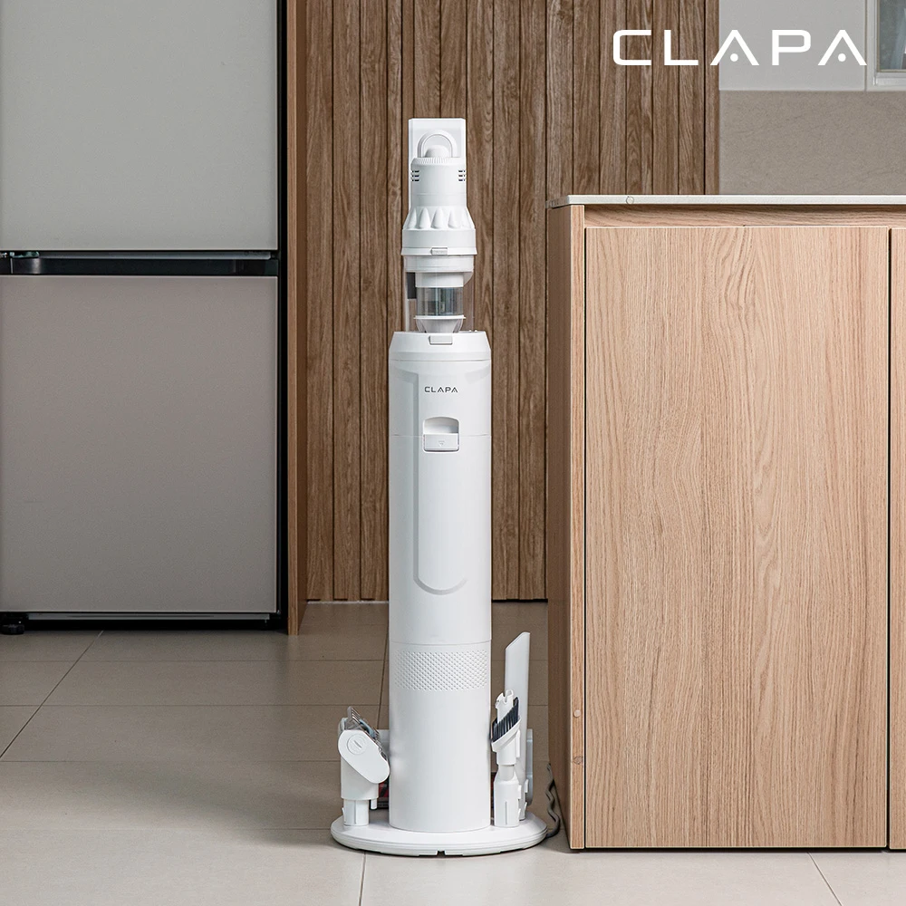 Clapa Automatic Dust Inhale Wireless Vacuum Cleaner Self-Standing for Home BVC-T720W