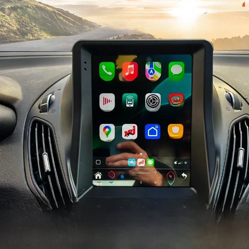 Nieuwste 9.7 "Multimedia Speler Upgrade voor Ford B-Max Transit Courier Tourneo 2012-2018 Android 13 Autoradio CarPlay Android Auto - afbeelding 2
