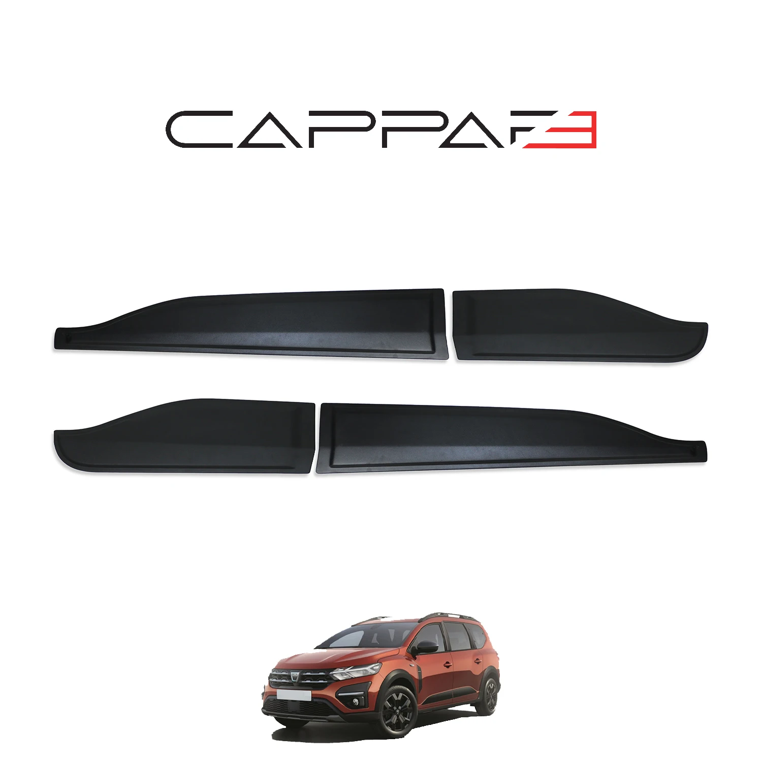 SIDE HOOD PROTECTOR 4 Pieces For Dacia Jogger 2022 And Later Models  Compatible Abs Door Dodik Set spare Part flap Auto styling