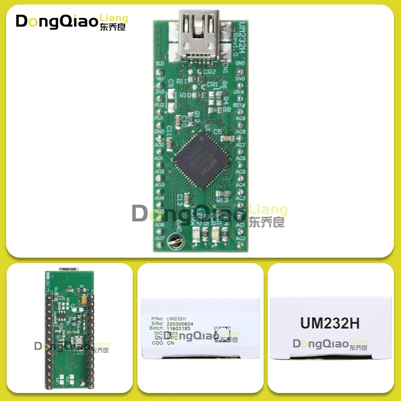 UM232H Single-Channel USB-to-Serial High-Speed FT232H Interface Bridge FTDI Development Tool