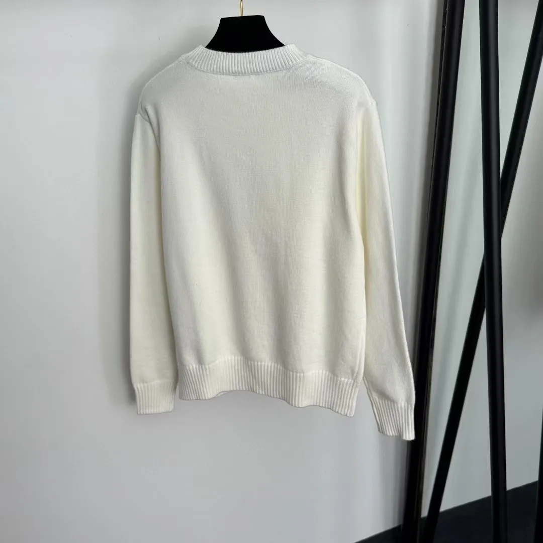 

Модный женский вязаный однотонный свитер с вырезом на груди и бантом, новинка 2025, осенне-зимний топ с длинными рукавами, 29-3