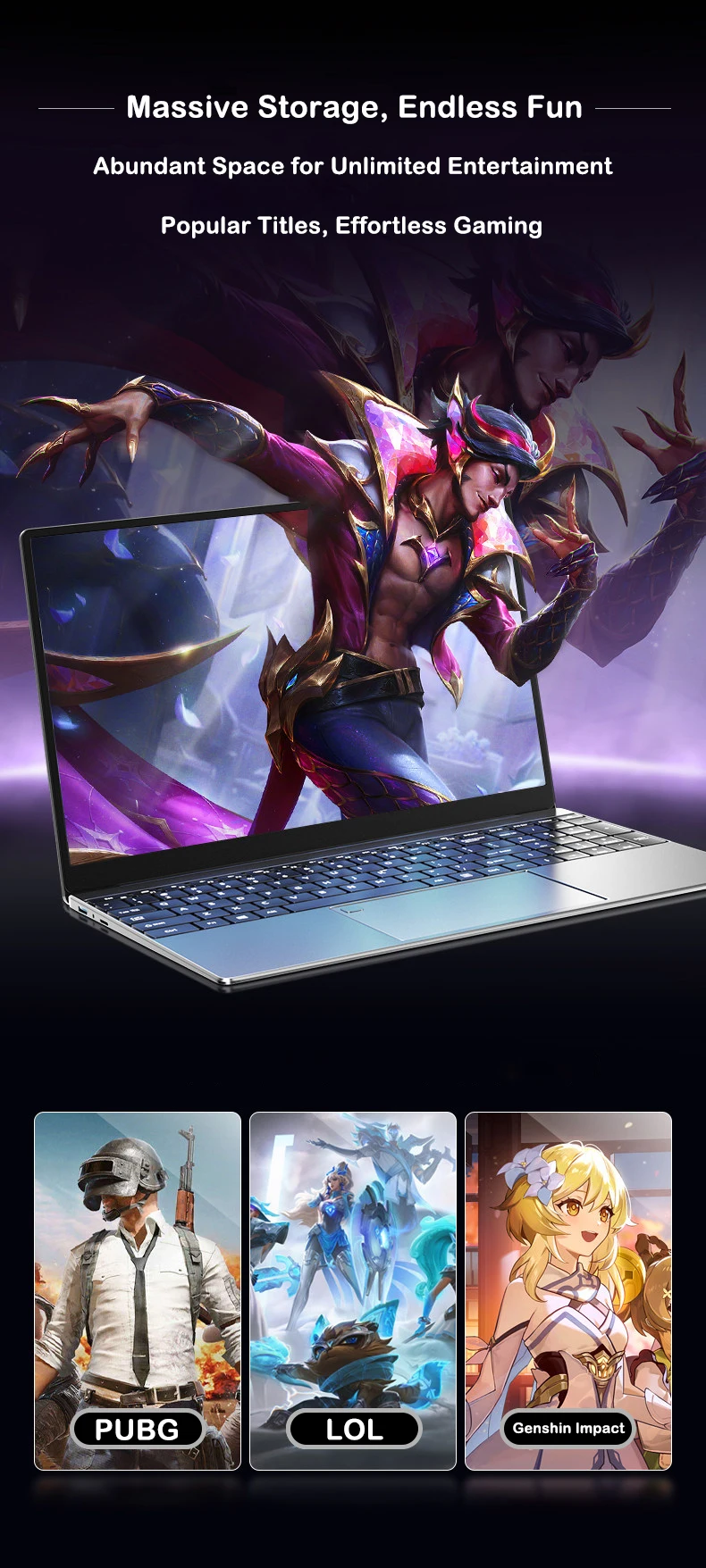 New 15.6' Laptop Intel Core I9-9880H 32GB 2TB Gaming PC Ultra Slim Office Study Computer PC Windows 11 Pro 1920*1080 HD