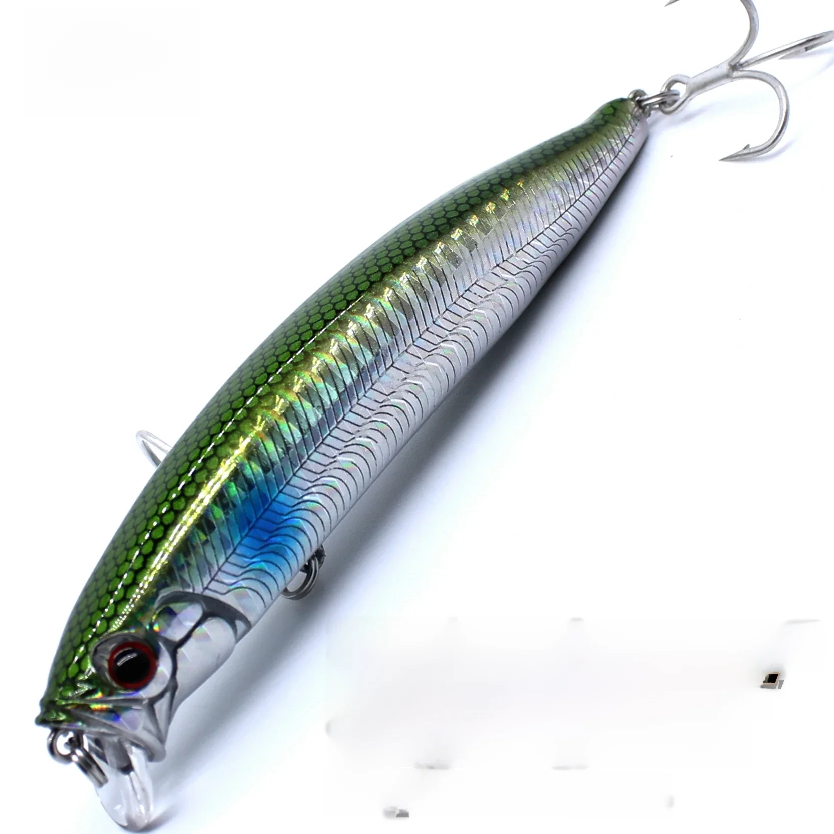 Aoclu Sea bass Killer schwimmender Wobbler 105mm 18g 0,1-0,5 m harter Köder Minnow Jerk Angel köder
