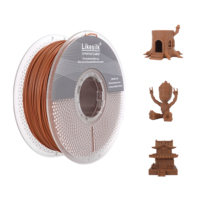 Likesilk WOOD 3D Printing Filament PLA F 3D Printing Filament 1.75mm Dimensional Accuracy +/- 0.02 mm, PLA F Teak Color 1KG