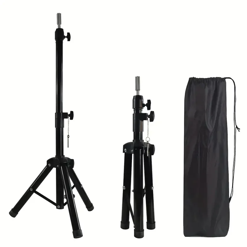 

Mannequin Head Stand Adjustable Wig Tripod Stand Hair Styling Practice Hairdressing Training Head Clamp Wig Head Mini Wig Holder