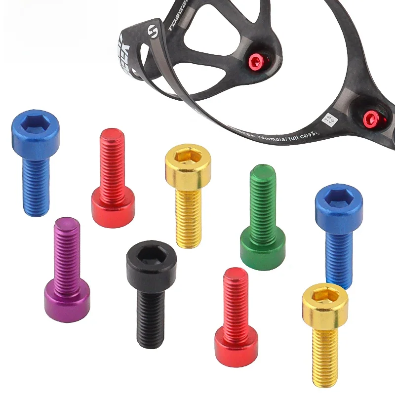 AliExpress MUQZI Bottle Cage Bolts M5 MTB Road Fixed Gear Folding Bike Bottle Holder Screw Cycling Accessories