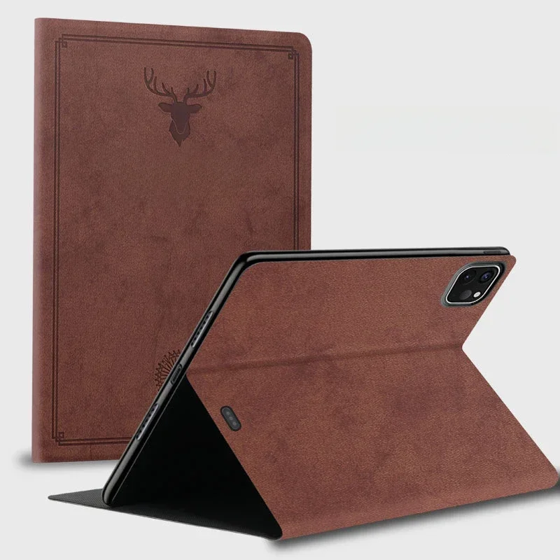 Skórzane etui z tkaniny dla Xiaomi Mi Pad MiPad 6 Pro 11in 5 4 Plus 10.1 Redmi Pad 10.6 Tablet Flip Cover Stand Holder Shell Fundas — zdjęcie produktu 7