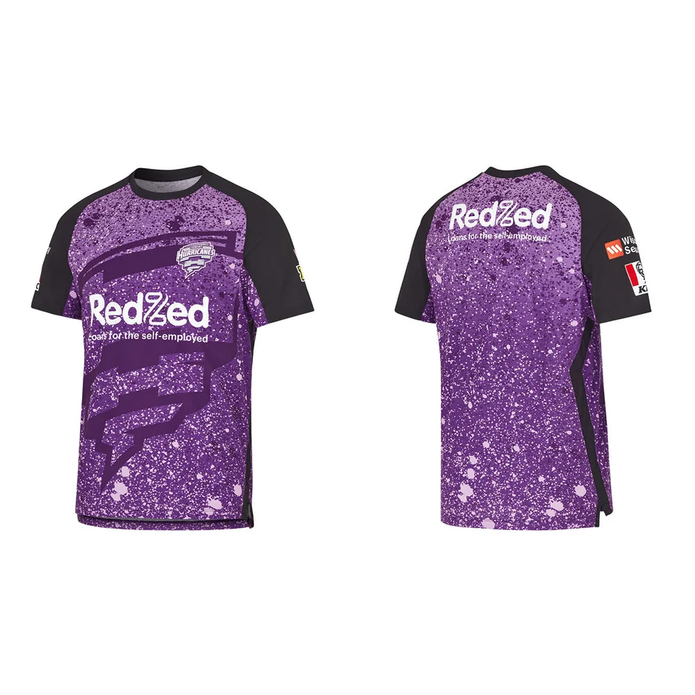24/25 Australia Cricket Jerseys de entrenamiento Camisetas deportivas Camisetas imprescindibles para fanáticos Hobart Hurricanes Camisetas deportivas impresas en 3D