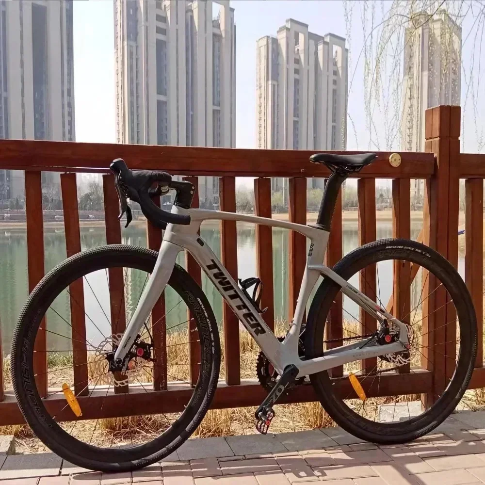 AliExpress TWITTER Gravel Bicycle V3 RS-13Speed  Full inner cable trail grade T900 carbon fiber road bike wire pull oil disc brake 700*40C