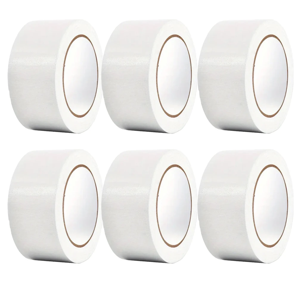 Heavy Duty White Duct Tape, 1.96 inches x 10.9 Yards,  Strong Adhesive Flexible No Residue for Repairs, Industrial