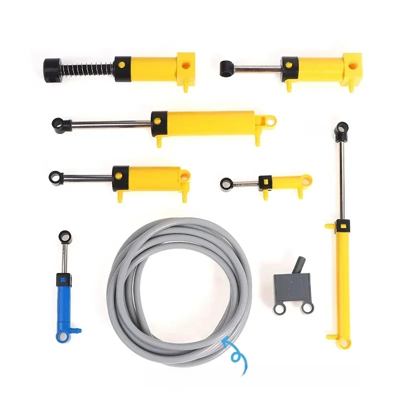 Jouet de voiture pour enfants, petites nuits de construction, pièces techniques MOC, pompe à intervalles pneumatiques V2, tuyau de commutation d'air, brique d'alimentation, compatible 45400