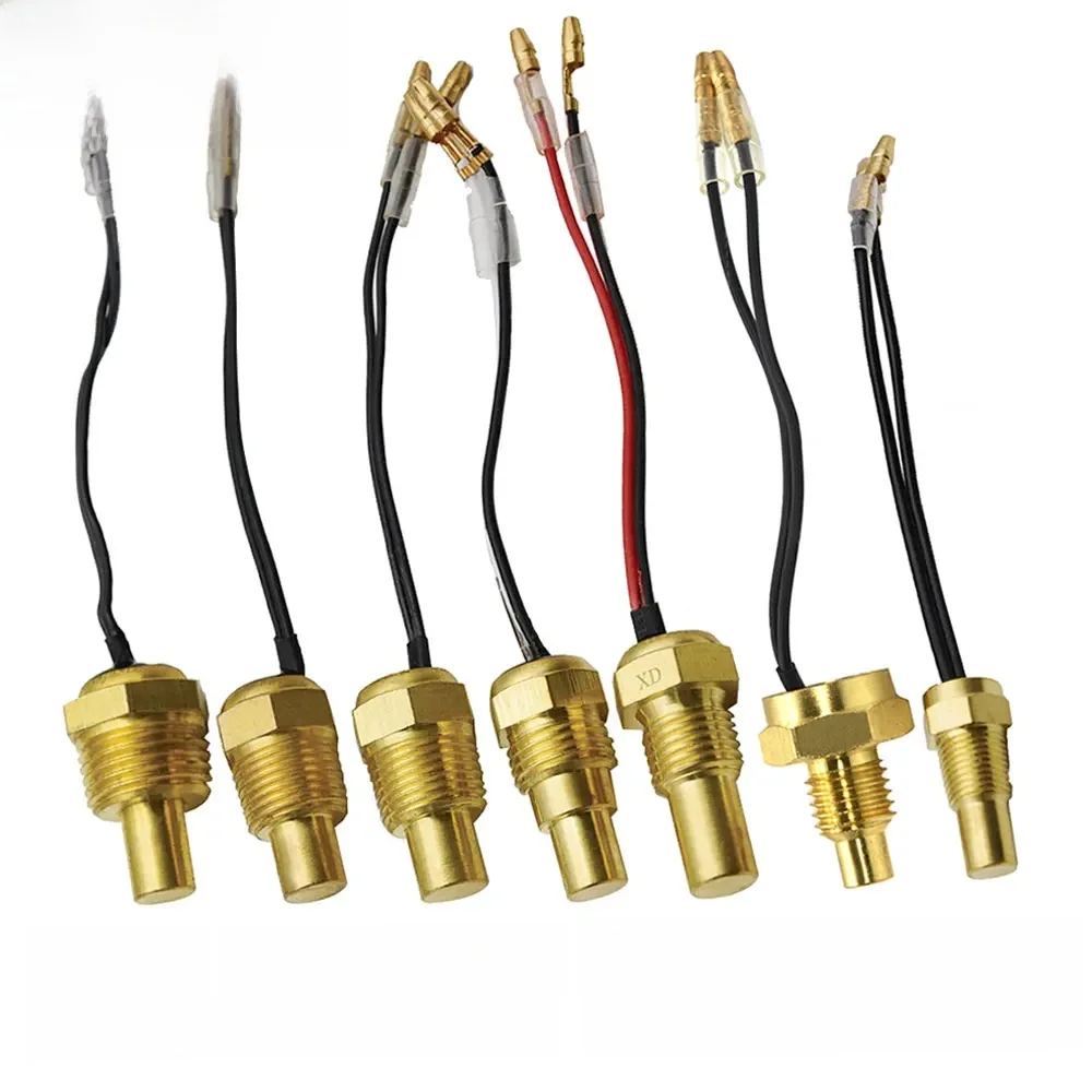 1PC 12V/24V Samochodowy cyfrowy czujnik temperatury wody 50K Wtyczka głowicy 10MM 14MM 16MM 17MM 21MM 1/8NPT 3/8NPT Czujnik temperatury wody — zdjęcie 2